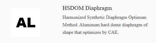 Pioneer TS-V170C HSDOM aluminum dome diaphragm for crisp high frequencies