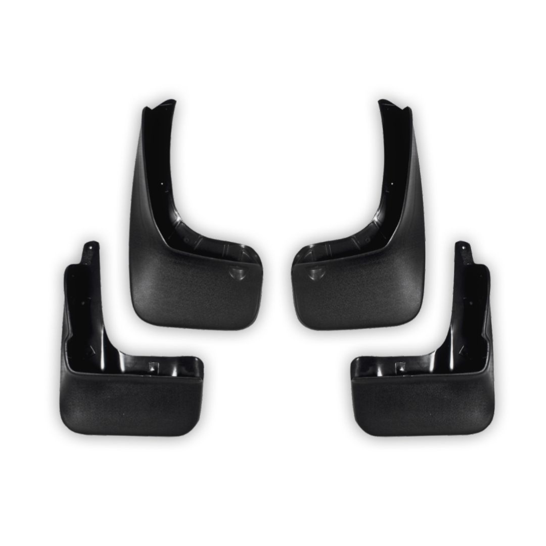 Set of 4 precision-fit black mud flaps for cars – high-durability splash guards made from automotive-grade plastic -- maruti suzuki swift 2006-2024