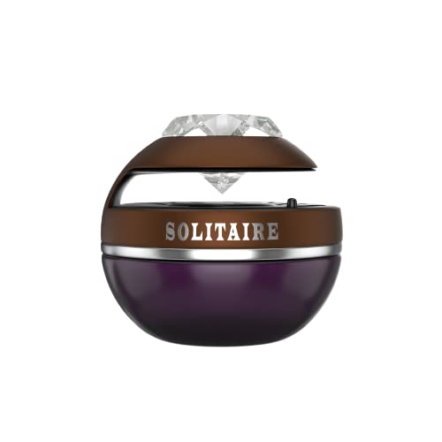 Divine Blossom Solitaire Car Perfume – Long-Lasting Gel Air Freshener with Premium Fragrance in Elegant Glass Bottle (40g)