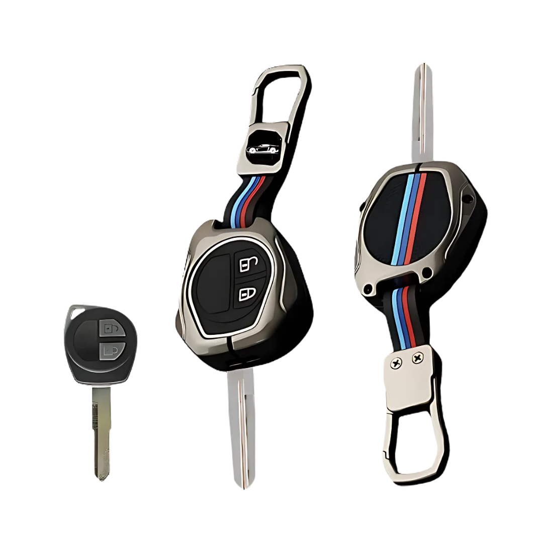 Metal Key Cover Maruti Suzuki – 2 Button Flip Key | CarsMech