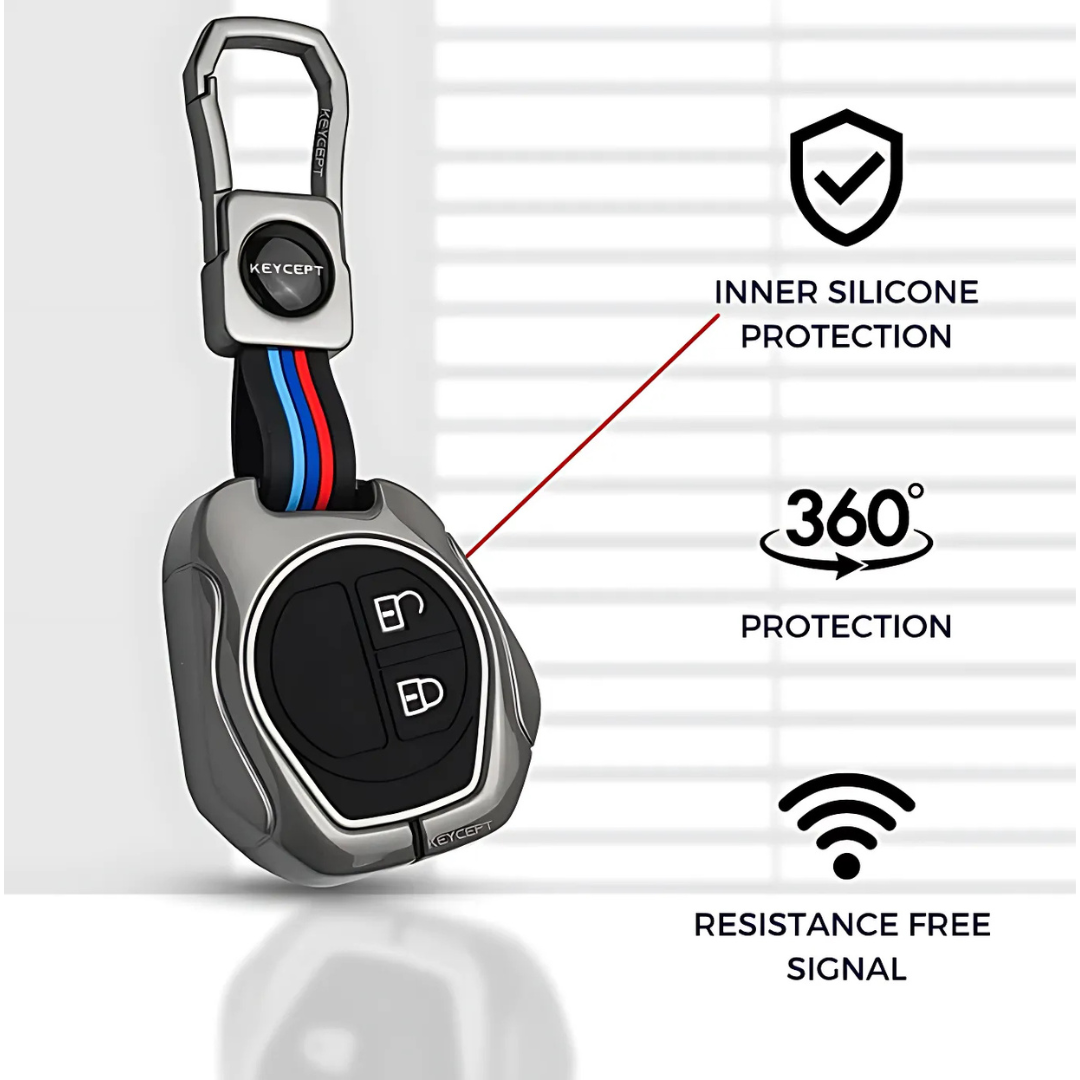 Metal Key Cover Maruti Suzuki – 2 Button Flip Key | CarsMech