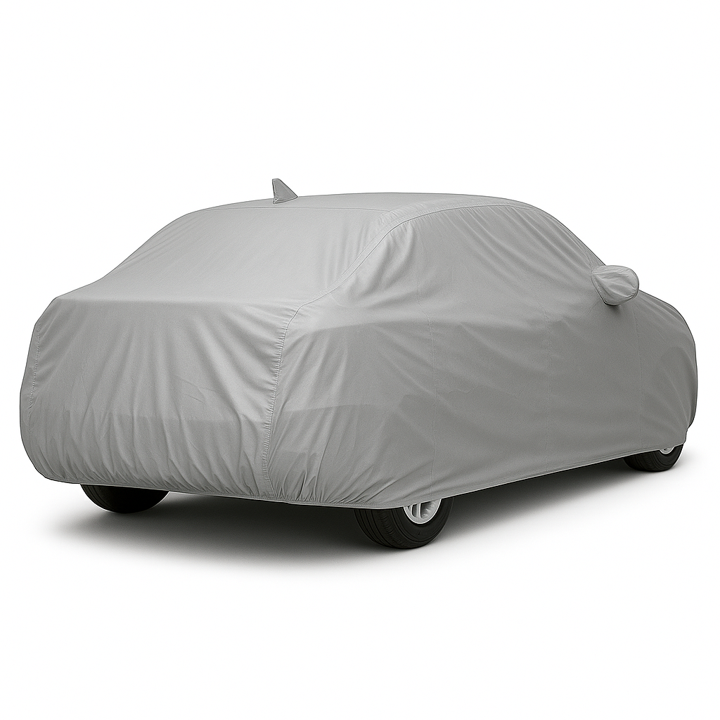 Grey Waterproof Car Body Cover for Maruti Suzuki Dzire