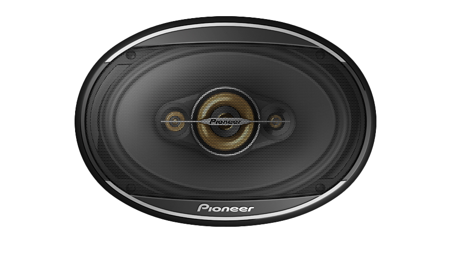 Pioneer TS-A942FH 4-Way Coaxial Oval Car Speaker with full covered grille for durability