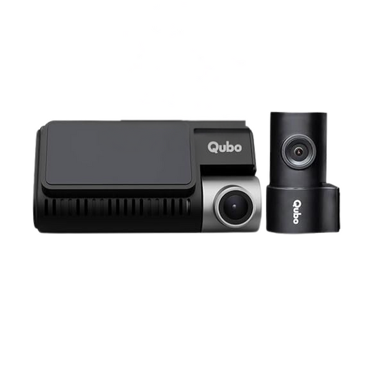 Qubo Car Dash Cam Pro 3K – Dual Channel Dash Camera with Sony STARVIS Sensor, 3.2" Display, 140° FOV & GPS | Hero Group | Made in India