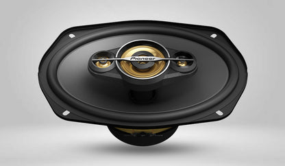 Pioneer TS-A942F 6x9 inch 4-Way Oval Car Speaker with full covered grille for durability and protection