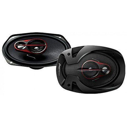 Pioneer TS-R6951S 6x9 inch 3-Way Component Car Speakers with powerful bass and loud sound