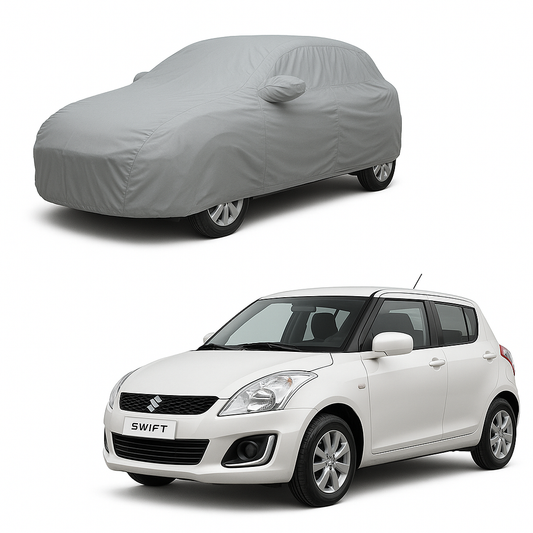 Grey Waterproof Car Body Cover for Maruti Suzuki Swift