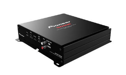 Pioneer GM-E7002 2 Channel Bridgeable Car Amplifier with 500W max power in sleek black design