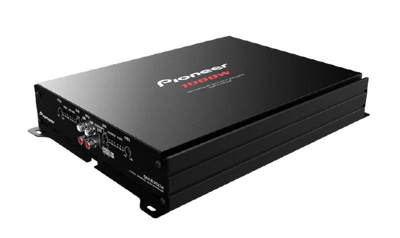 Pioneer GM-E7004 Car Amplifier – High Power 4-Channel Amplifier with 500W Max Output for Car Audio Systems