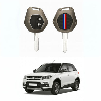 Metal Key Cover Maruti Suzuki – 2 Button Flip Key | CarsMech