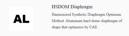 Pioneer TS-V170C HSDOM aluminum dome diaphragm for crisp high frequencies