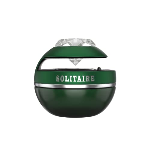 Divine Blossom Solitaire Car Perfume – Long-Lasting Gel Air Freshener with Premium Fragrance in Elegant Glass Bottle (40g)