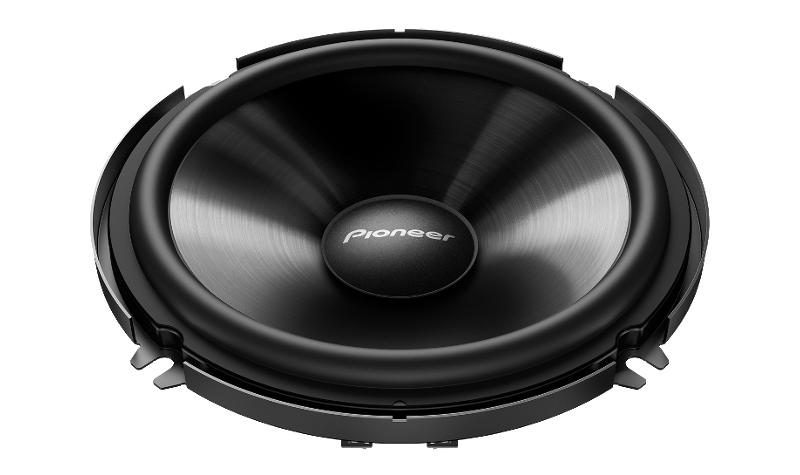 Pioneer TS-C602IN 6.5-inch speaker with high-rigid IMPP cone for enhanced bass performance and clarity, built for durability in extreme climates