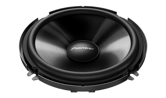 Pioneer TS-C602IN 6.5-inch speaker with high-rigid IMPP cone for enhanced bass performance and clarity, built for durability in extreme climates